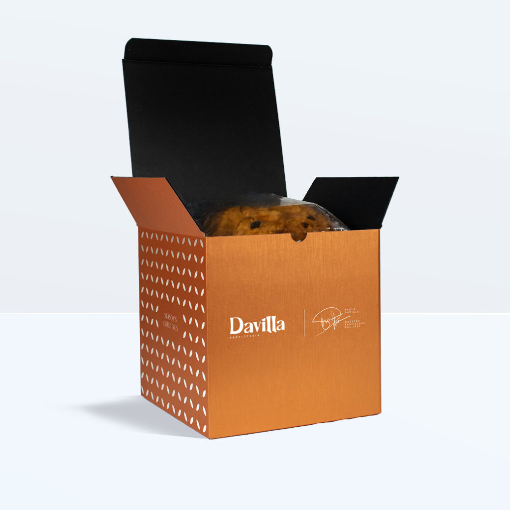 Scatola natalizia per panettone