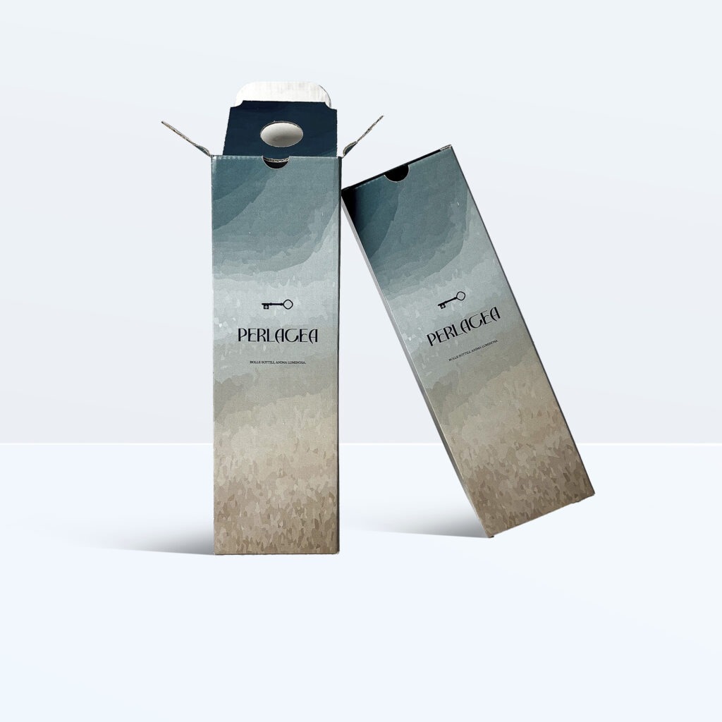 Printed sleeve for a bottle of wine