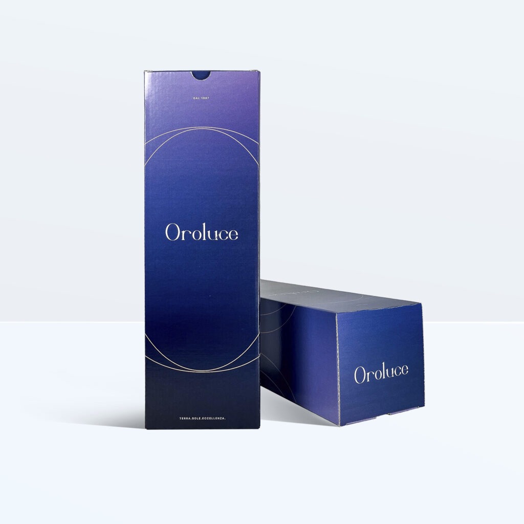 Printed case for a magnum bottle
